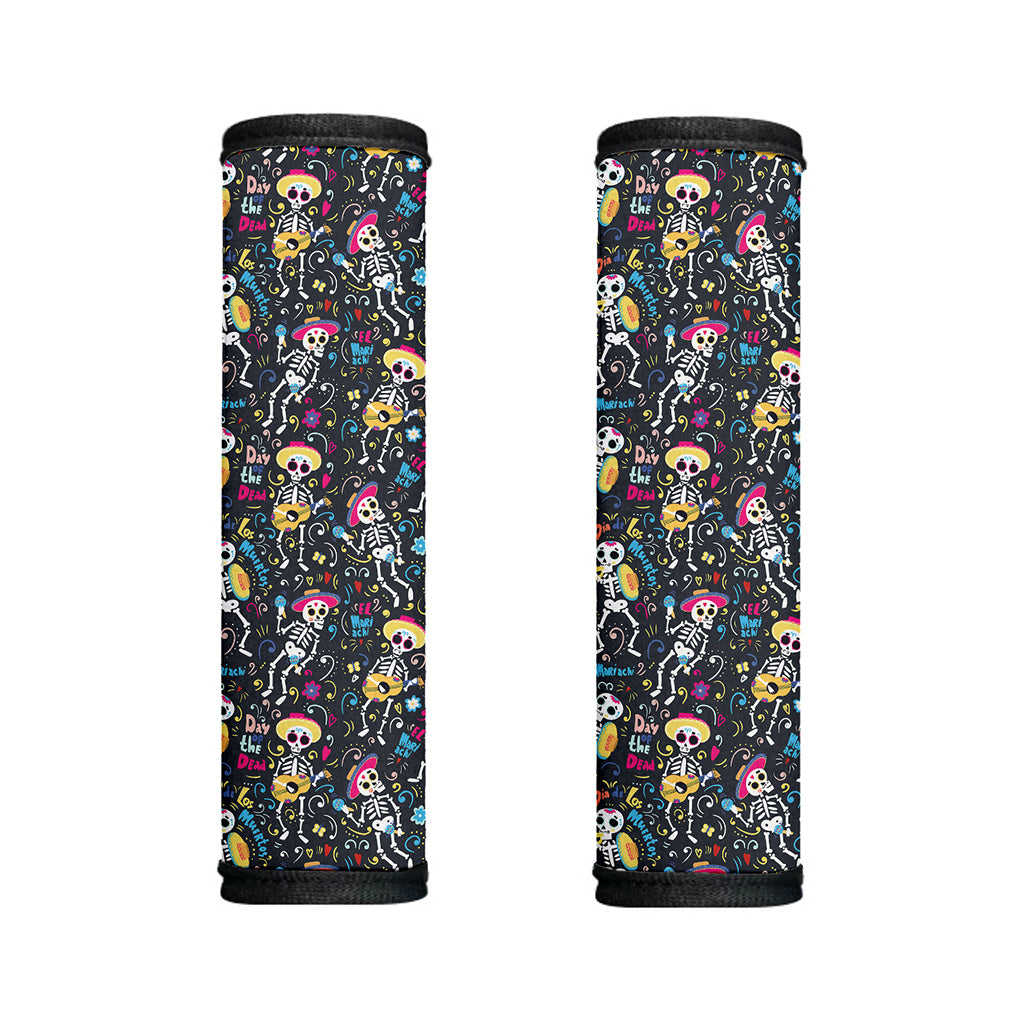 Day Of The Dead Mariachi Skeletons Print Handle Covers