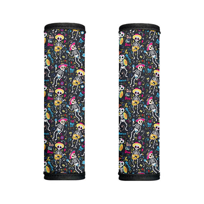 Day Of The Dead Mariachi Skeletons Print Handle Covers