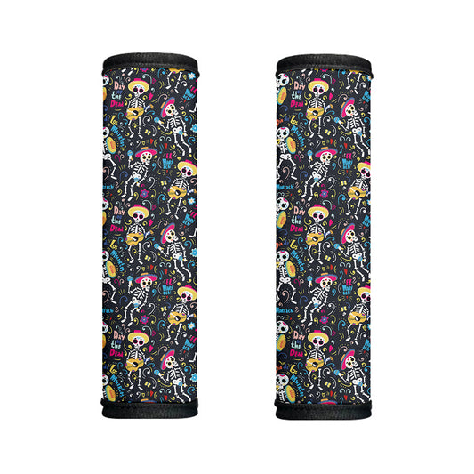 Day Of The Dead Mariachi Skeletons Print Handle Covers