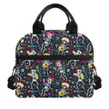 Day Of The Dead Mariachi Skeletons Print Insulated Lunch Bag
