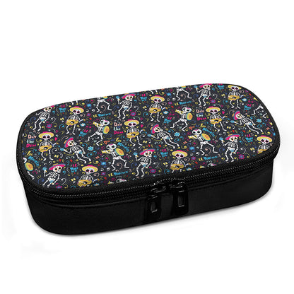 Day Of The Dead Mariachi Skeletons Print Insulin Cooler Travel Case