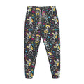 Day Of The Dead Mariachi Skeletons Print Jogger Pants
