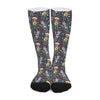 Day Of The Dead Mariachi Skeletons Print Long Socks