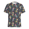 Day Of The Dead Mariachi Skeletons Print Men's Athletic T-Shirt
