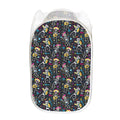 Day Of The Dead Mariachi Skeletons Print Mesh Laundry Hamper