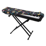 Day Of The Dead Mariachi Skeletons Print Piano Keyboard Cover