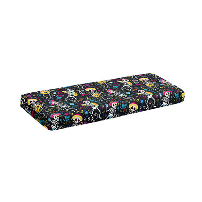 Day Of The Dead Mariachi Skeletons Print Piano Keyboard Cover