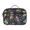 Day Of The Dead Mariachi Skeletons Print Portable Lunch Bag
