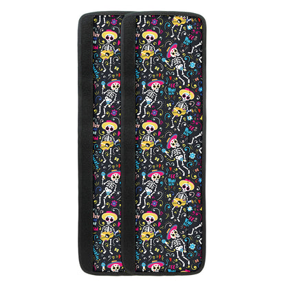Day Of The Dead Mariachi Skeletons Print Refrigerator Handle Covers