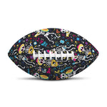 Day Of The Dead Mariachi Skeletons Print Rugby Ball