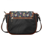 Day Of The Dead Mariachi Skeletons Print Saddle Bag