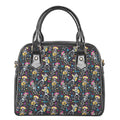 Day Of The Dead Mariachi Skeletons Print Shoulder Handbag
