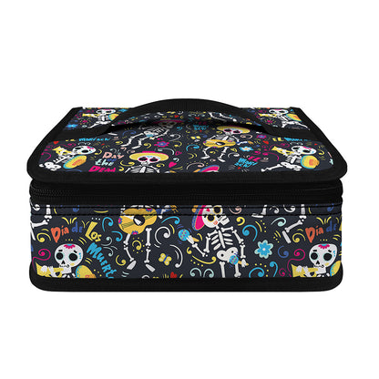 Day Of The Dead Mariachi Skeletons Print Small Lunch Bag
