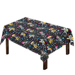 Day Of The Dead Mariachi Skeletons Print Tablecloth