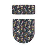 Day Of The Dead Mariachi Skeletons Print Toilet Lid And Tank Cover Set