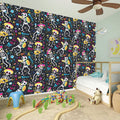 Day Of The Dead Mariachi Skeletons Print Wall Sticker