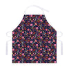 Day Of The Dead Skeleton Pattern Print Adjustable Apron