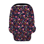 Day Of The Dead Skeleton Pattern Print Baby Seat Cover