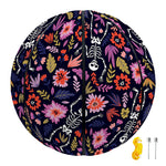 Day Of The Dead Skeleton Pattern Print Basketball