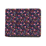 Day Of The Dead Skeleton Pattern Print Bifold Wallet