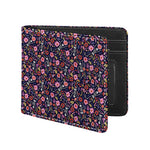 Day Of The Dead Skeleton Pattern Print Bifold Wallet