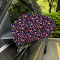 Day Of The Dead Skeleton Pattern Print Car Side Mirror Covers