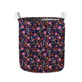 Day Of The Dead Skeleton Pattern Print Collapsible Laundry Basket
