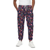 Day Of The Dead Skeleton Pattern Print Cotton Pants