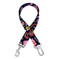 Day Of The Dead Skeleton Pattern Print Dog Seat Belt
