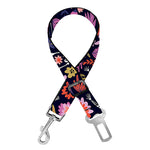Day Of The Dead Skeleton Pattern Print Dog Seat Belt