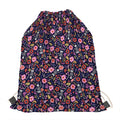 Day Of The Dead Skeleton Pattern Print Drawstring Bag