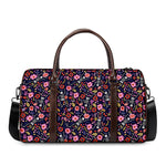 Day Of The Dead Skeleton Pattern Print Duffle Bag