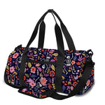 Day Of The Dead Skeleton Pattern Print Gym Bag