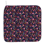 Day Of The Dead Skeleton Pattern Print Hand Towel