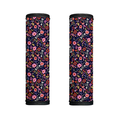 Day Of The Dead Skeleton Pattern Print Handle Covers