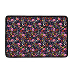 Day Of The Dead Skeleton Pattern Print Kitchen Mat