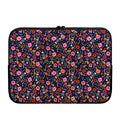 Day Of The Dead Skeleton Pattern Print Laptop Sleeve