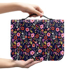 Day Of The Dead Skeleton Pattern Print Leather Bible Cover