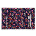 Day Of The Dead Skeleton Pattern Print Placemat