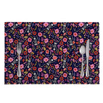 Day Of The Dead Skeleton Pattern Print Placemat