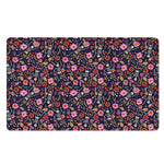 Day Of The Dead Skeleton Pattern Print Polyester Doormat