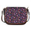 Day Of The Dead Skeleton Pattern Print Saddle Bag