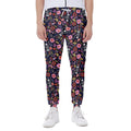 Day Of The Dead Skeleton Pattern Print Joggers