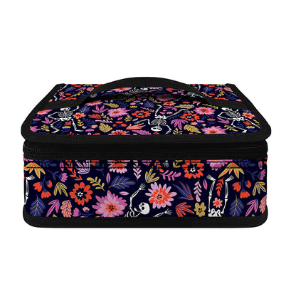 Day Of The Dead Skeleton Pattern Print Small Lunch Bag