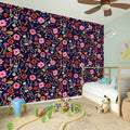 Day Of The Dead Skeleton Pattern Print Wall Sticker