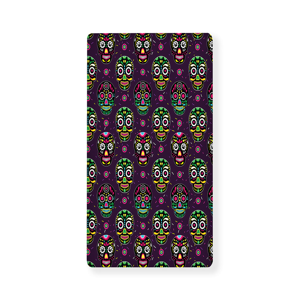Day Of The Dead Sugar Skull Print Baby Crib Sheet