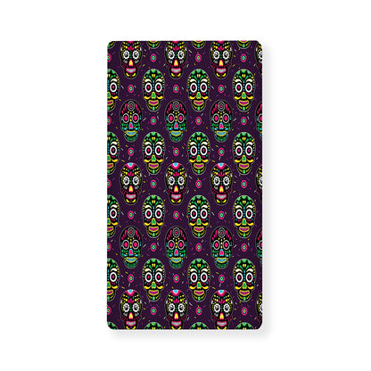 Day Of The Dead Sugar Skull Print Baby Crib Sheet