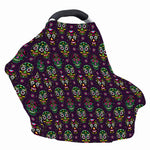Day Of The Dead Sugar Skull Print Baby Seat Cover