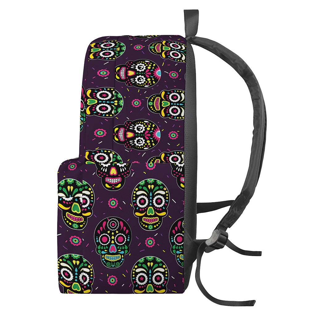 Day Of The Dead Sugar Skull Print Backpack