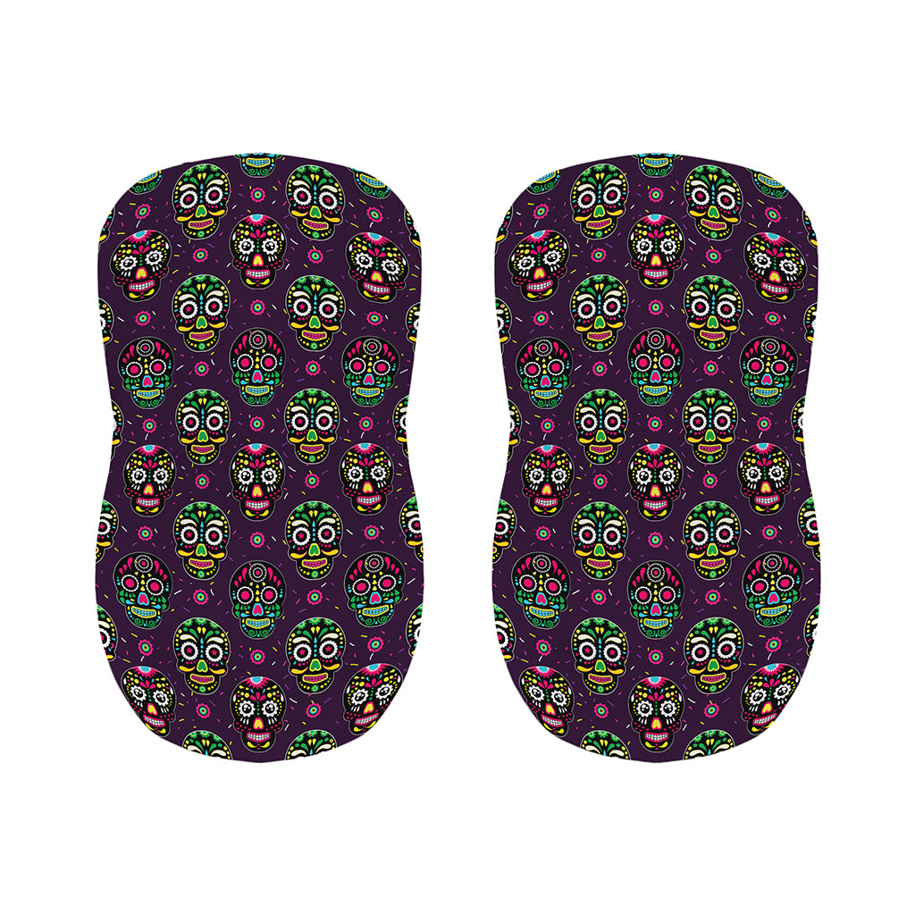 Day Of The Dead Sugar Skull Print Bar Stool Covers
